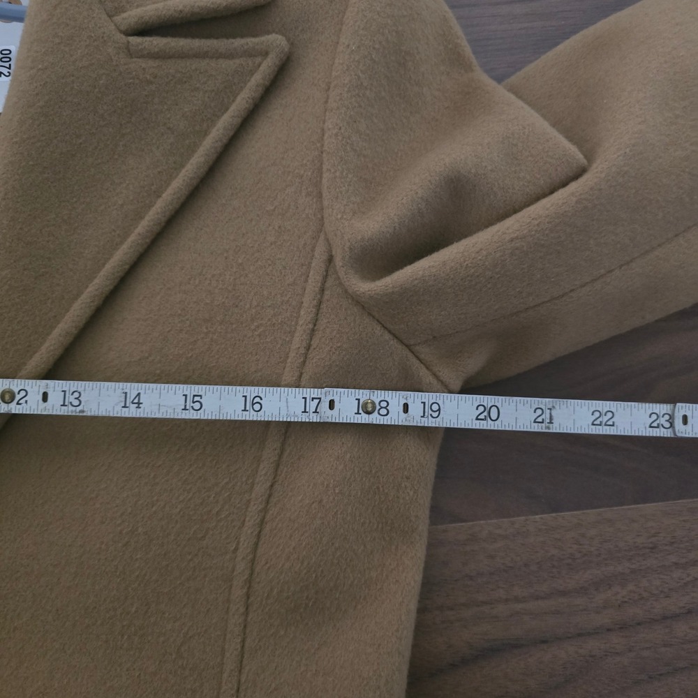 WORTHINGTON Women's Camel 100% Wool Coat Size 10 Petite - Picture 7 of 8